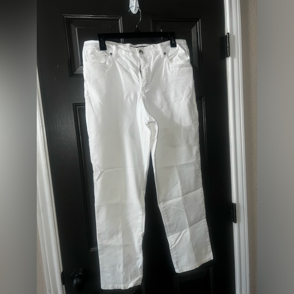 Gloria Vanderbilt Amanda White Jeans Size 10
